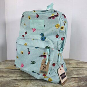 Jansport Backpack Superbreak 1587 Cu In Pixel Party Print NWT Recycled Materials